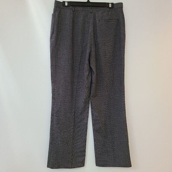 EZ's by Haggar Small Check Straight Leg Pants 14P - Picture 2 of 8